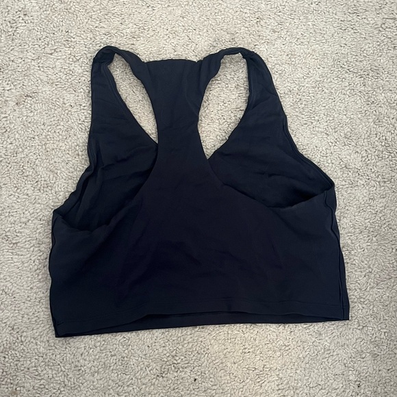 Women's Navy Sports Bra - Picture 2 of 4